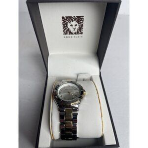 Anne Klein‎ Women's AK/1253SVTT Easy-to-Read Dial Two-Tone Bracelet Watch